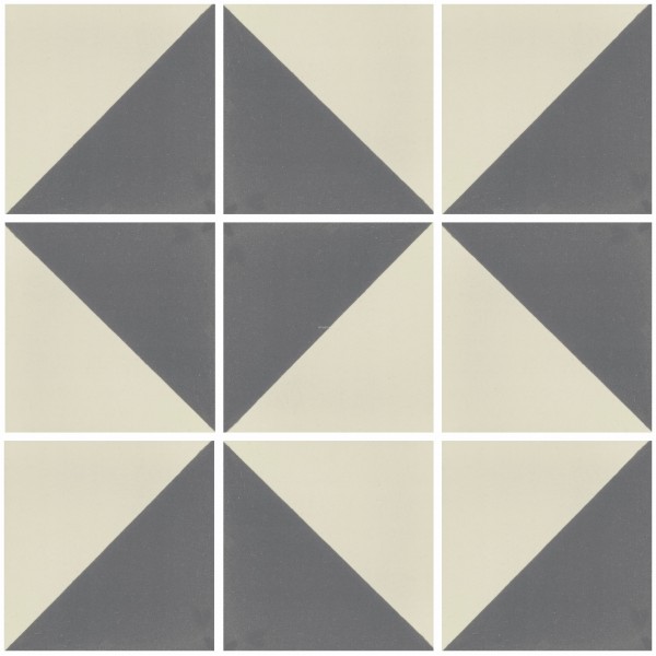 Mexican Talavera Tiles  White Gray